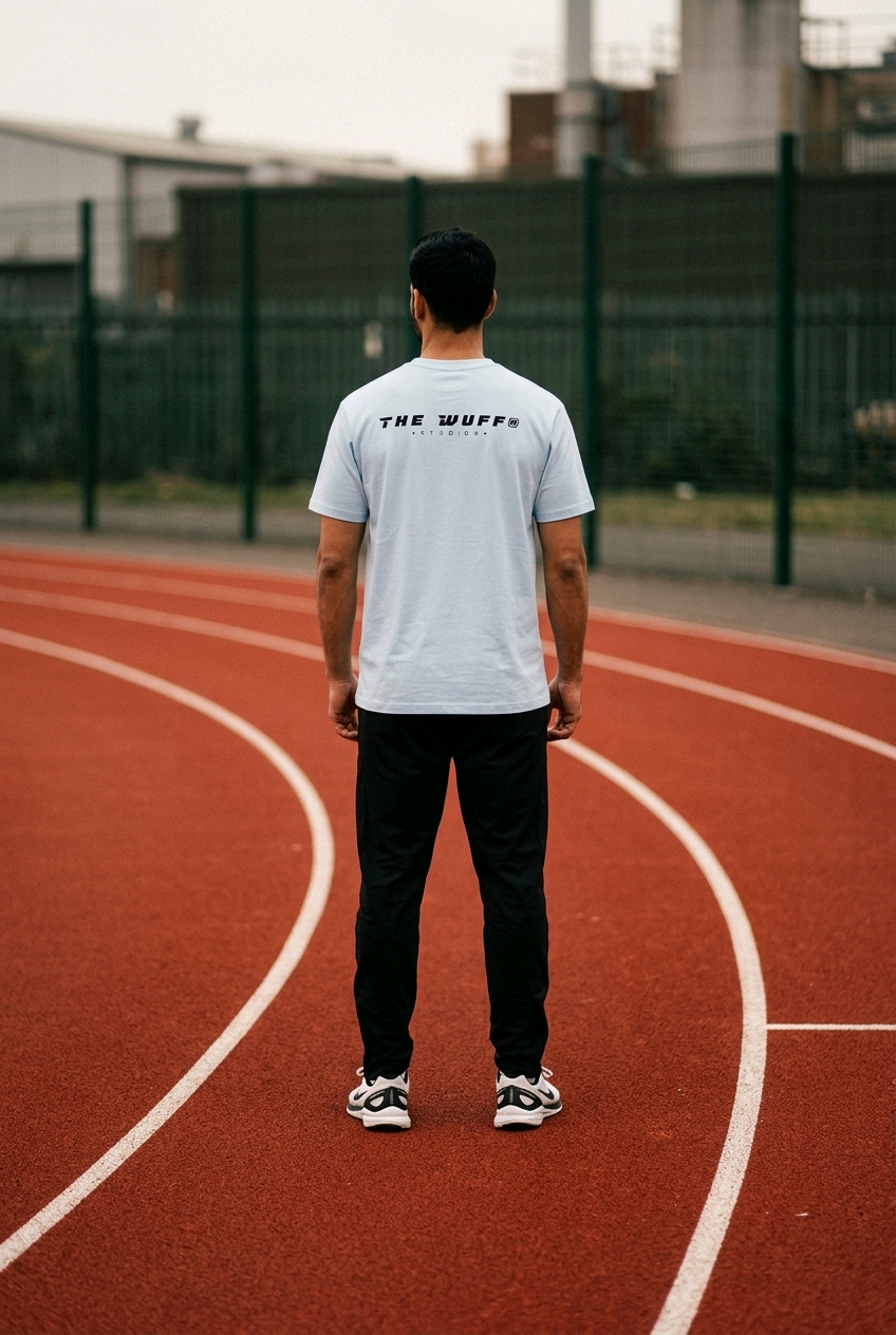 The Wuff® Studios – Essential Crest Tee aus feinem Jersey