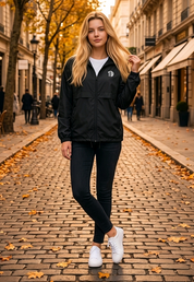 Premium unisex windbreaker “White Signature Force Jacket”