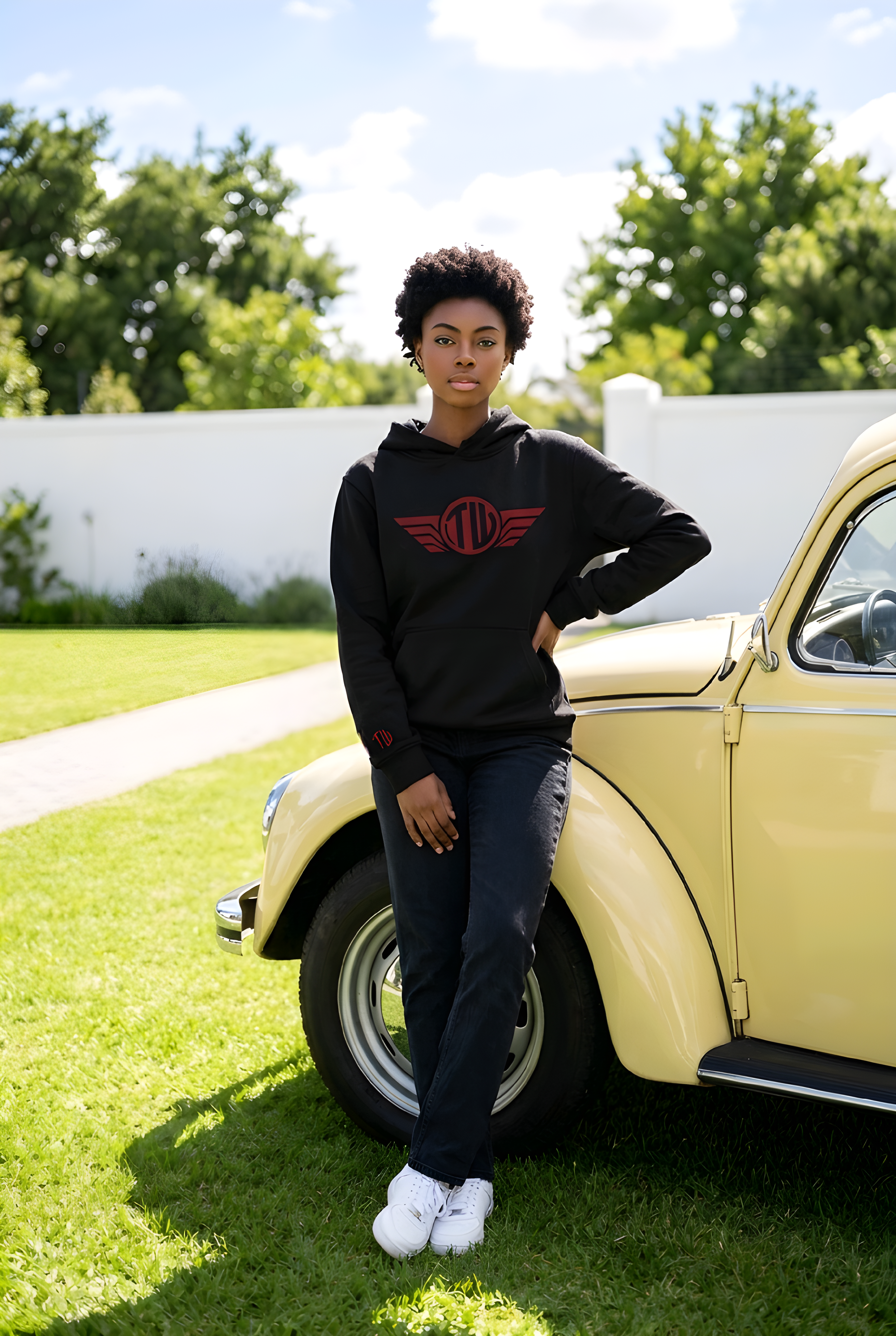 WOMEN’S “AURA WING HOODIE” – by The Wuff®