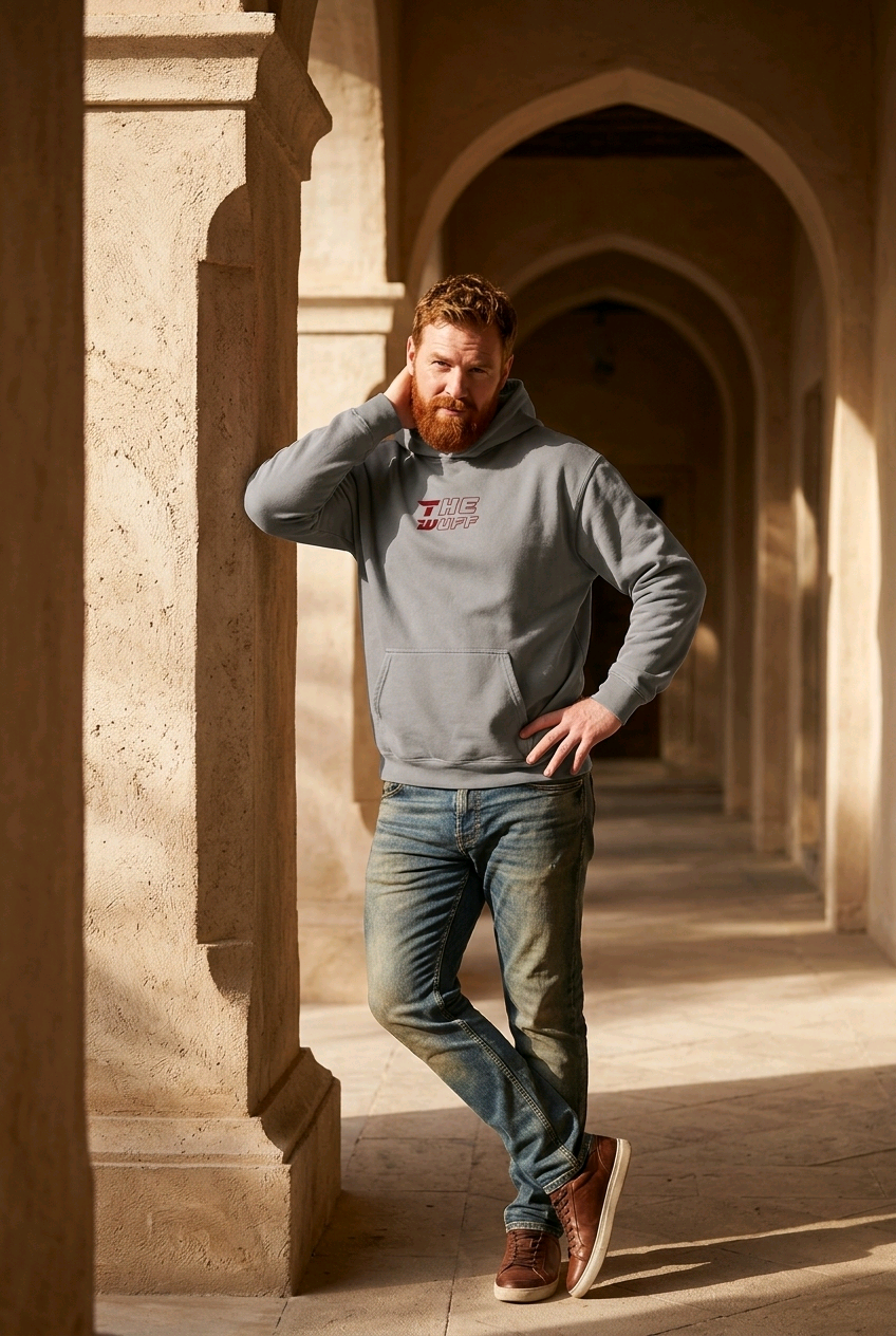 The Wuff® Red Ascend Identity Premium Hoodie