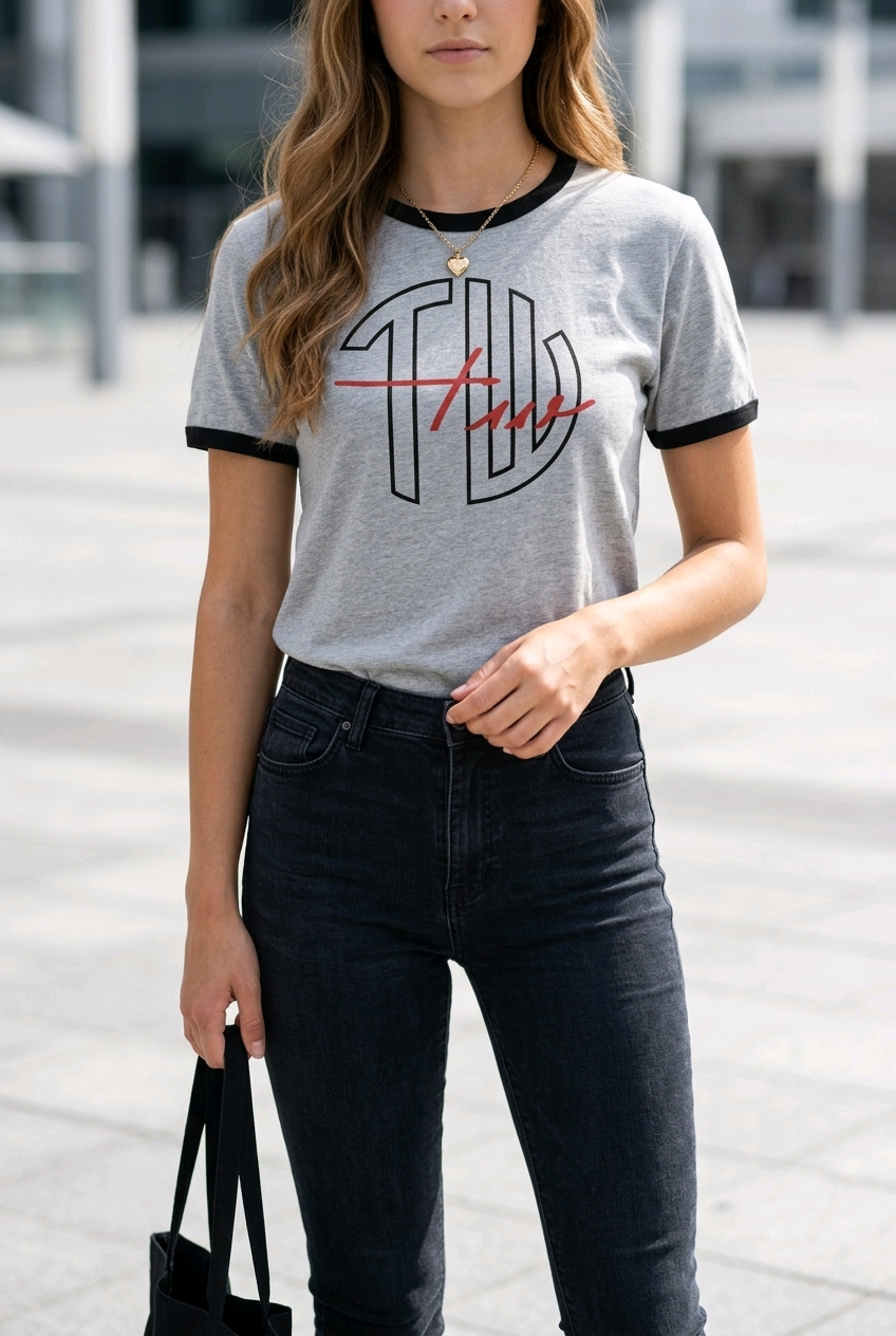 "ERYTHRAE Signature" Unisex Ringer-T-Shirt
