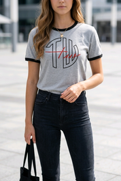 "ERYTHRAE Signature" Unisex Ringer-T-Shirt