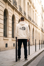 "Deep Black Signature" Premium-Zip-Hoodie