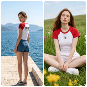 The Wuff® Women's Raglan Tee – Signature Athflow Luxe Edition