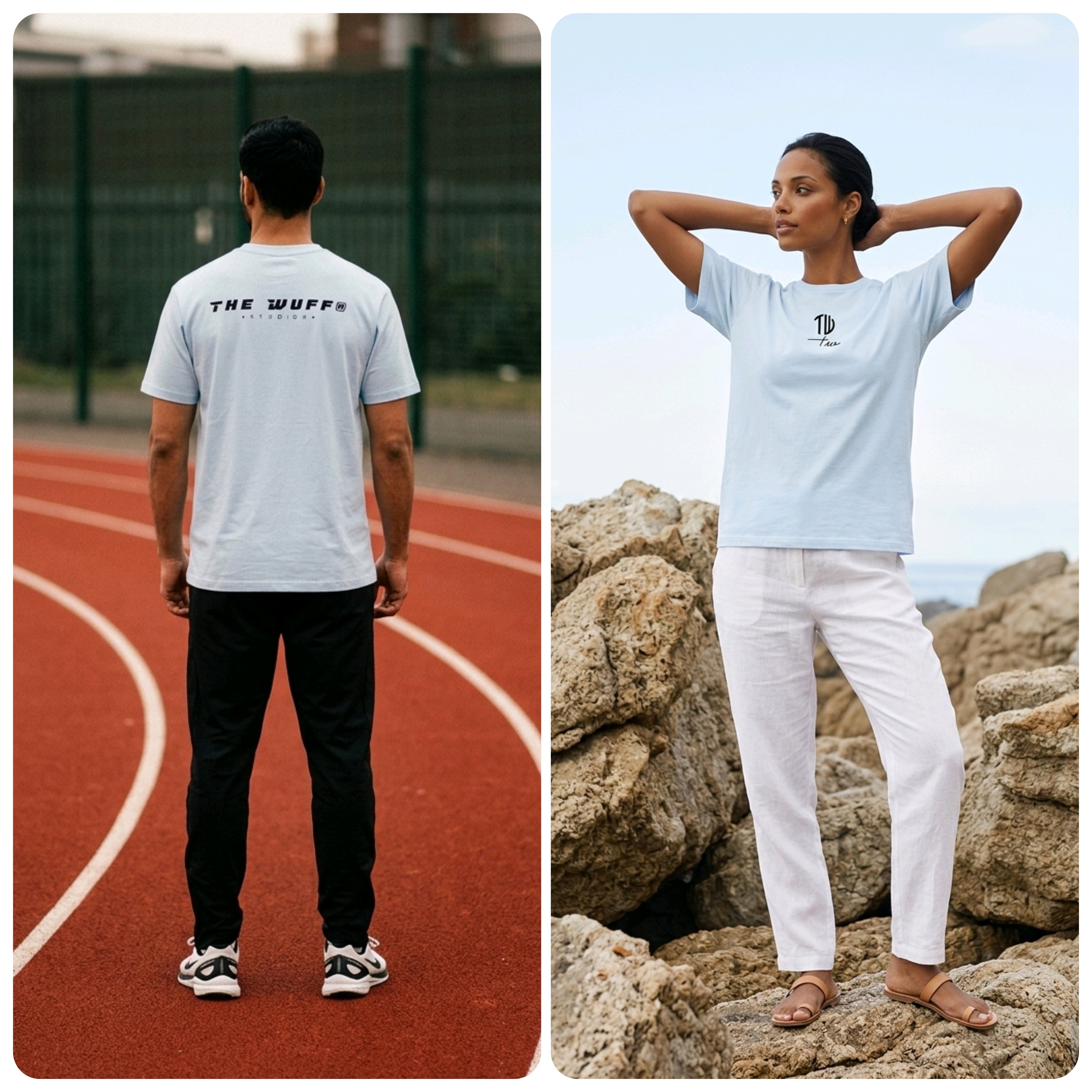 The Wuff® Studios – Essential Crest Tee aus feinem Jersey