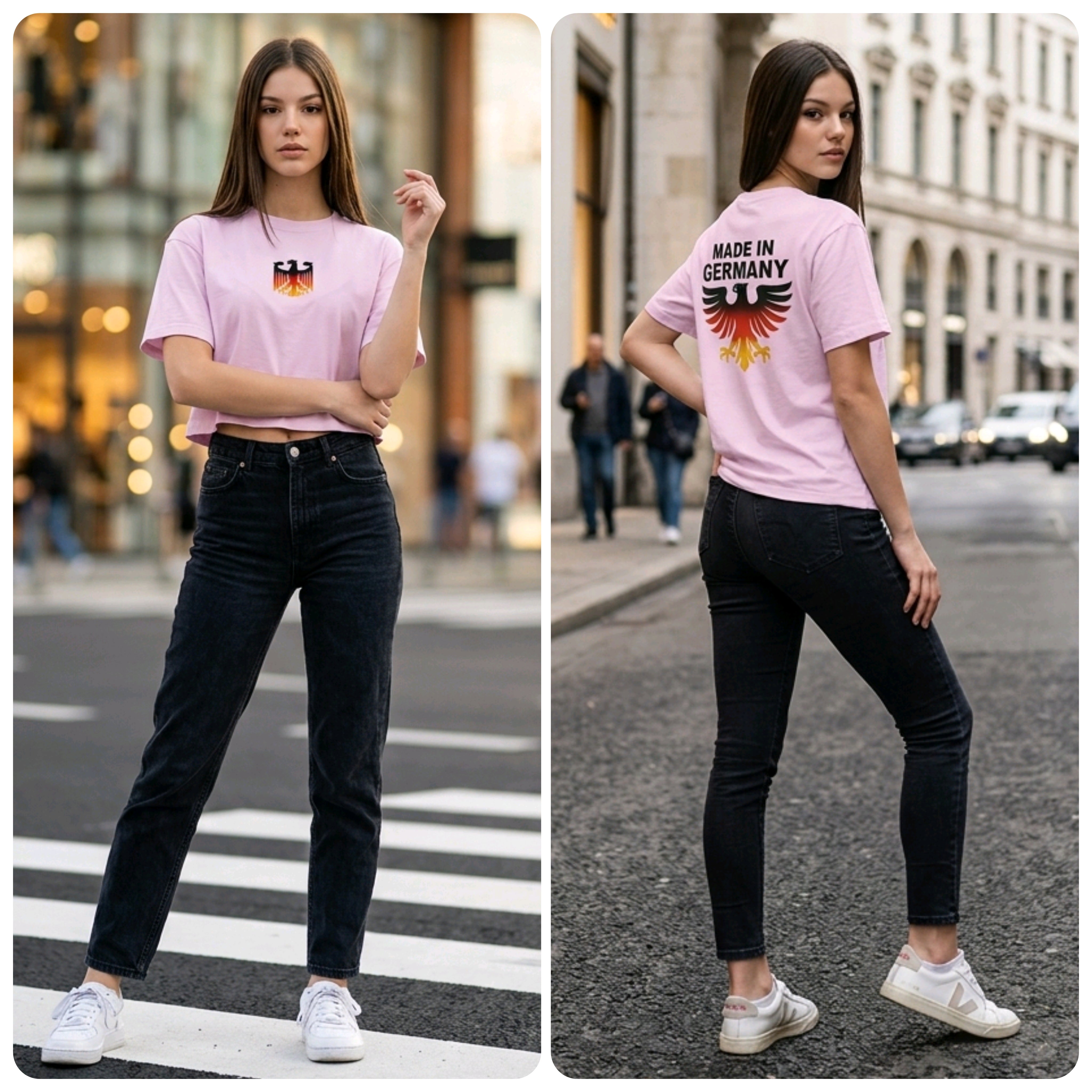 Premium Boxy T-Shirt for Women "Made in Germany Edition"