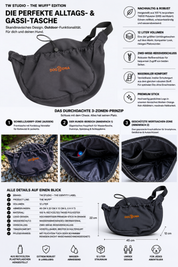 Die perfekte Alltags- & Gassi-Tasche | TW STUDIO – The Wuff® DOG DNA Edition
