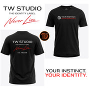 THE IDENTITY LABEL “INSTINCT NEVER LIES” Organic Unisex Tee