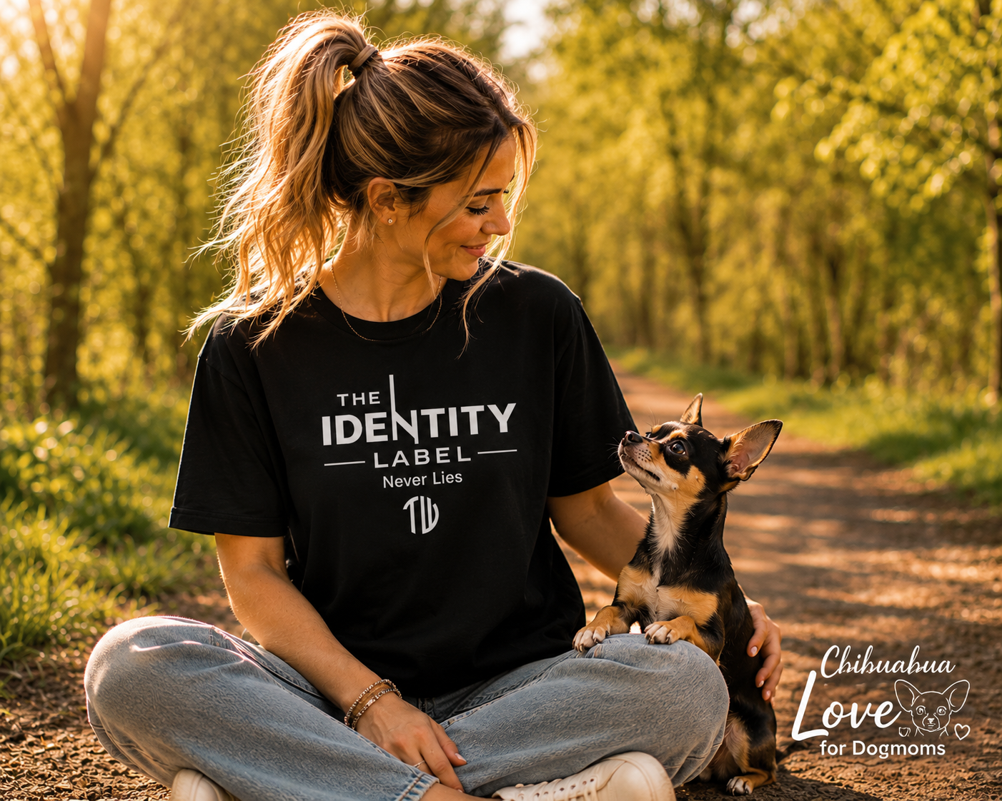 TW | THE IDENTITY LABEL “CHIHUAHUA LOVE” Organic Unisex Tee