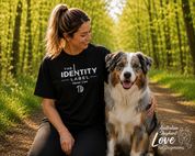 TW | THE IDENTITY LABEL “AUSTRALIAN SHEPHERD LOVE” Organic Unisex Tee