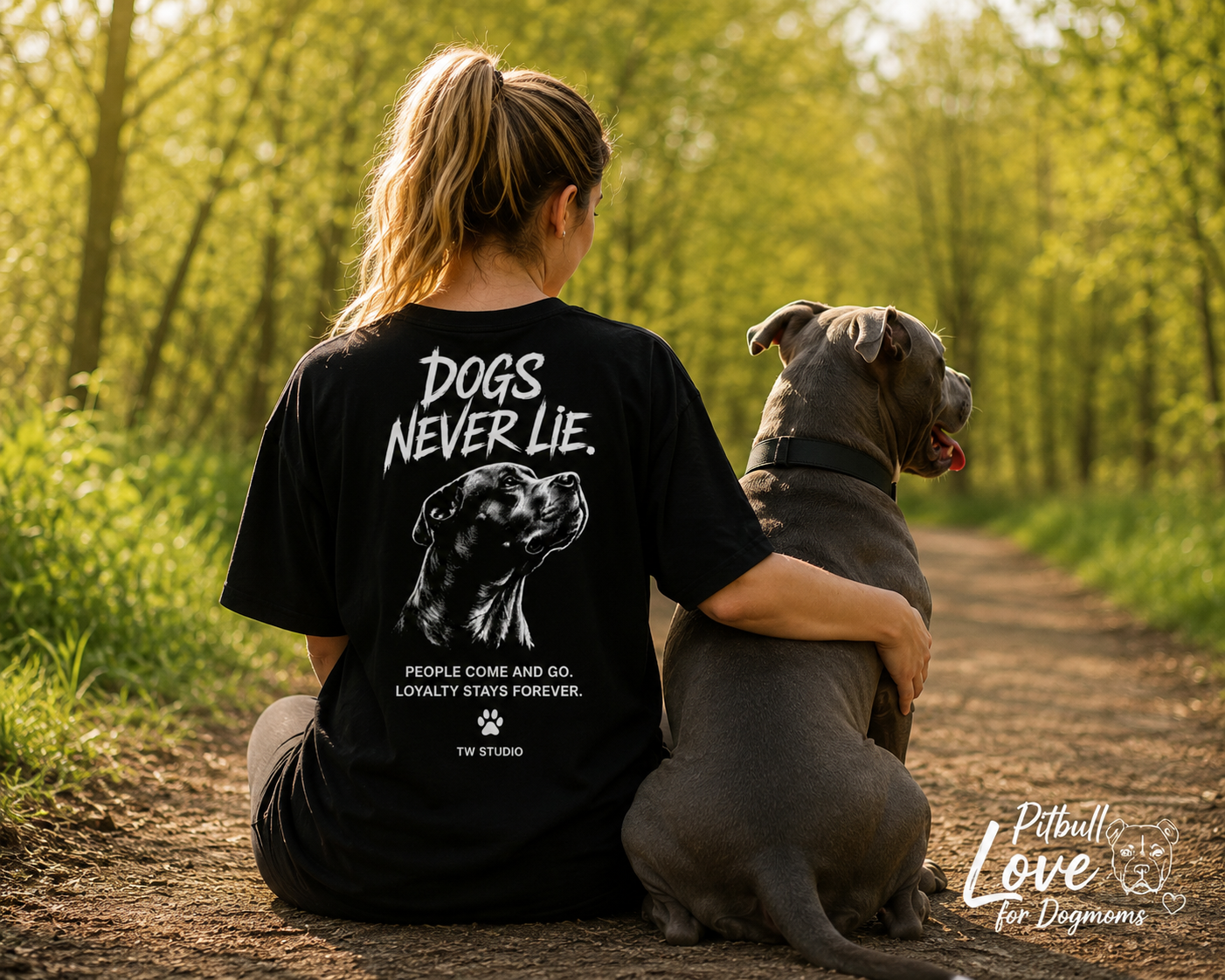 TW | THE IDENTITY LABEL “PITBULL LOVE” Organic Unisex Tee