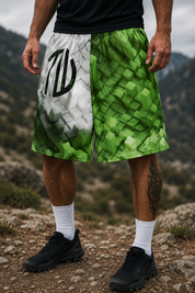 Premium unisex mesh shorts "Natura Invicta"