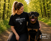 TW | THE IDENTITY LABEL “ROTTWEILER LOVE” Organic Unisex Tee