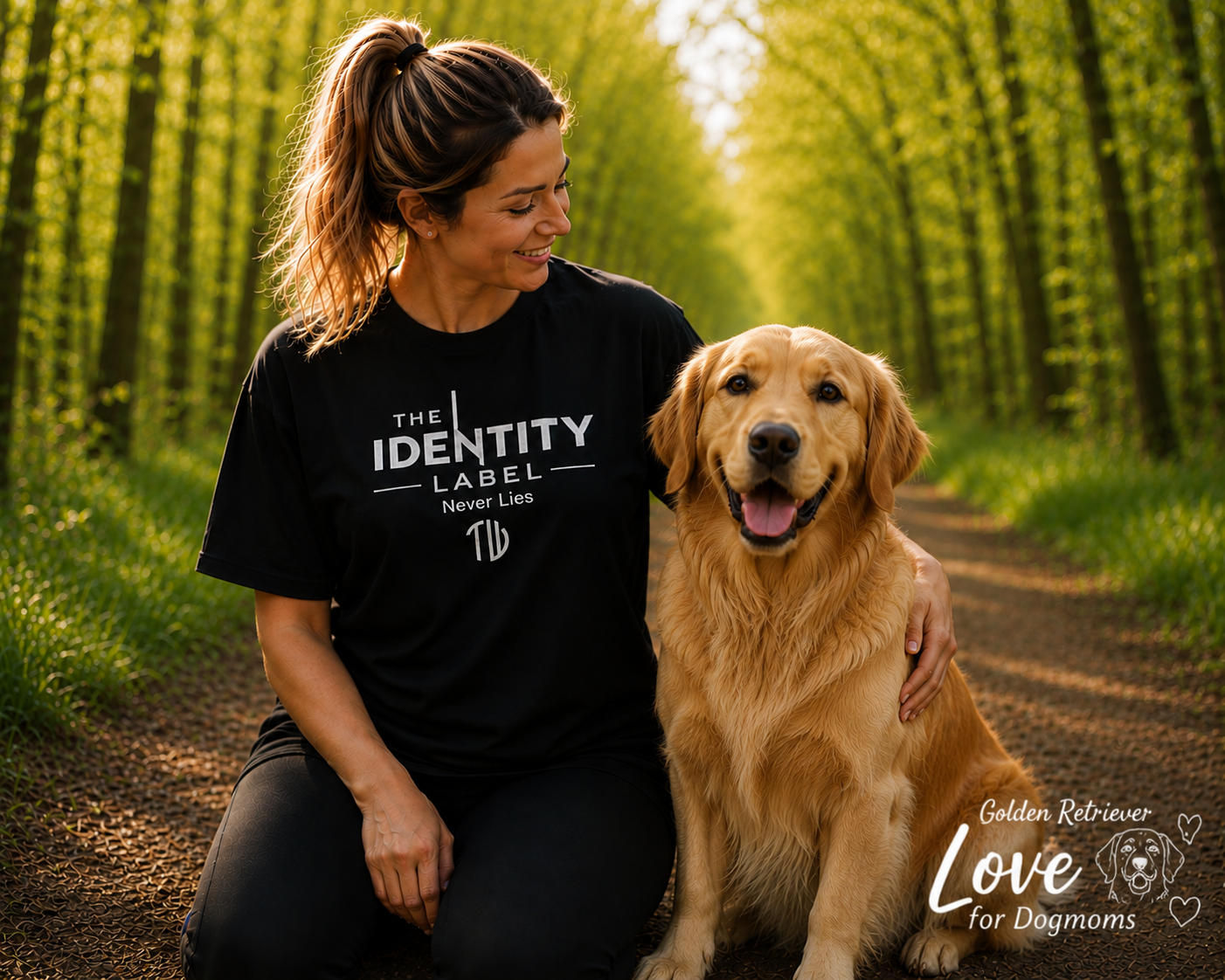TW | THE IDENTITY LABEL “GOLDEN RETRIEVER” Organic Unisex Tee
