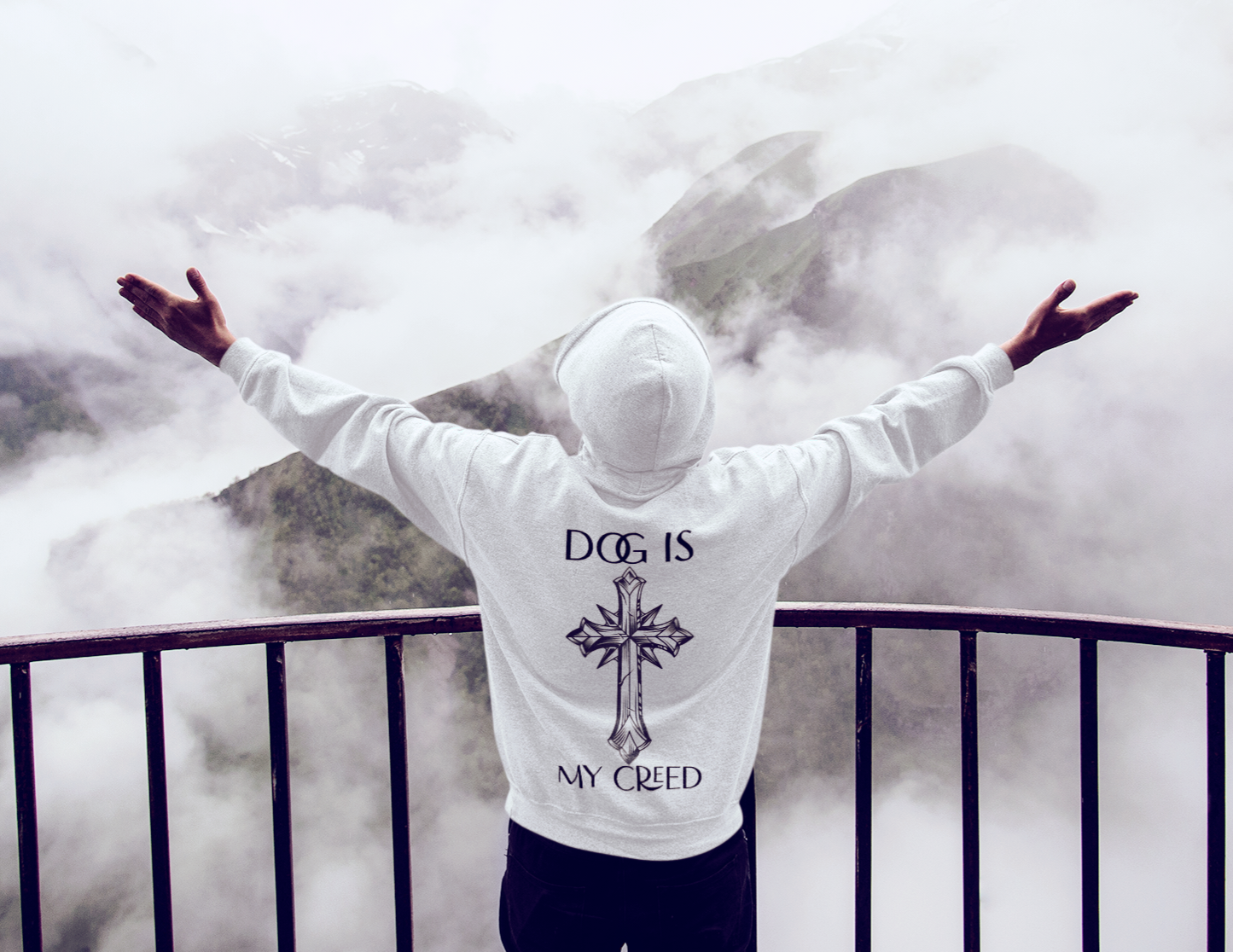 Premium Organic Hoodie "Sanctum Creed Part One"