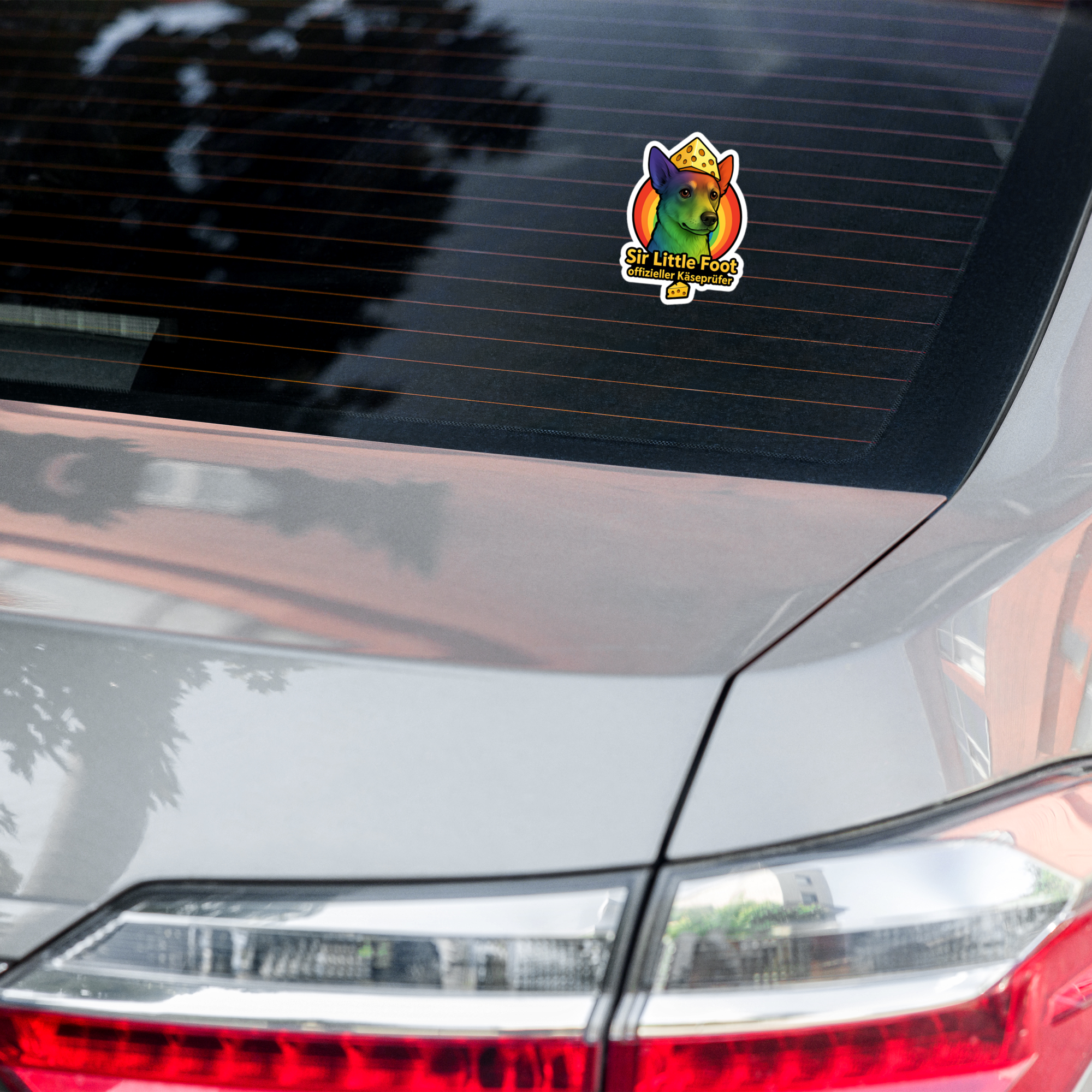 Premium Vinyl Aufkleber "Sir Little Foot offizieller Käseprüfer"